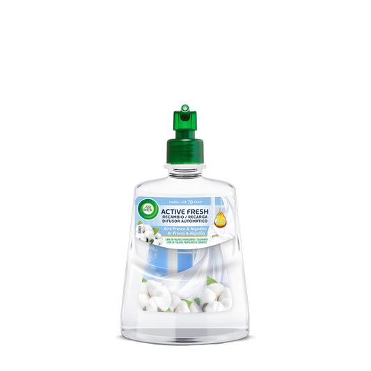Recambio ambientador aire fresco & algodón Air wick 228ml La Despensa