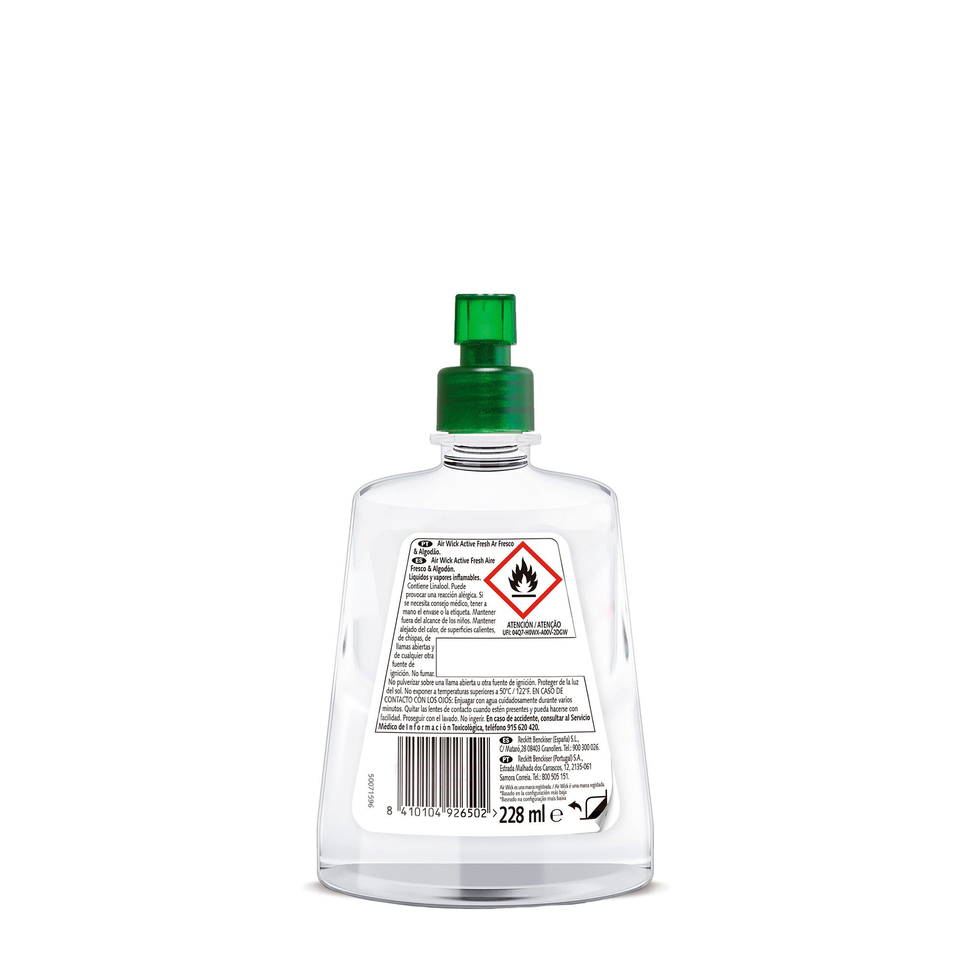 Recambio ambientador aire fresco & algodón Air wick 228ml
