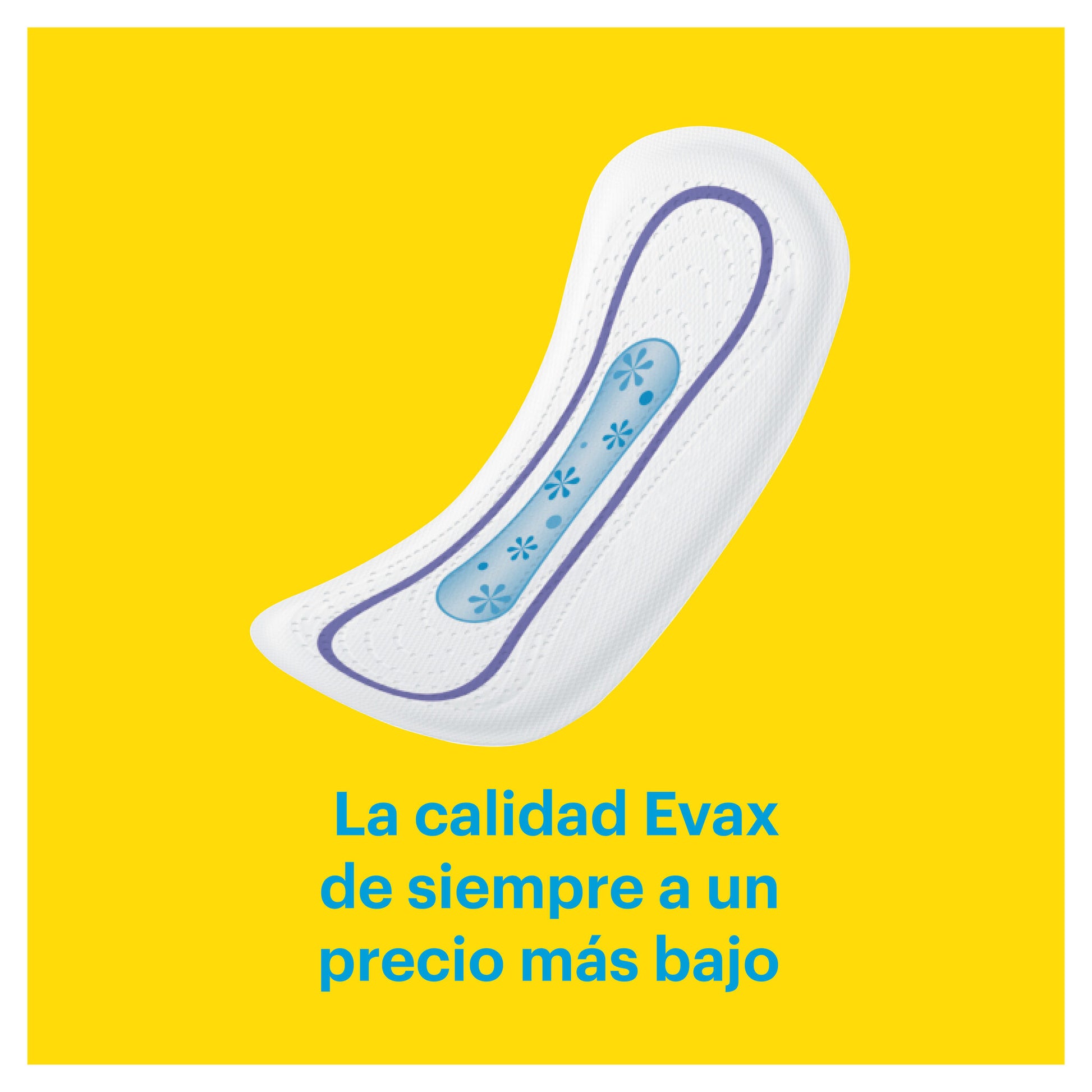 Compresa normal fina y segura Evax 16u