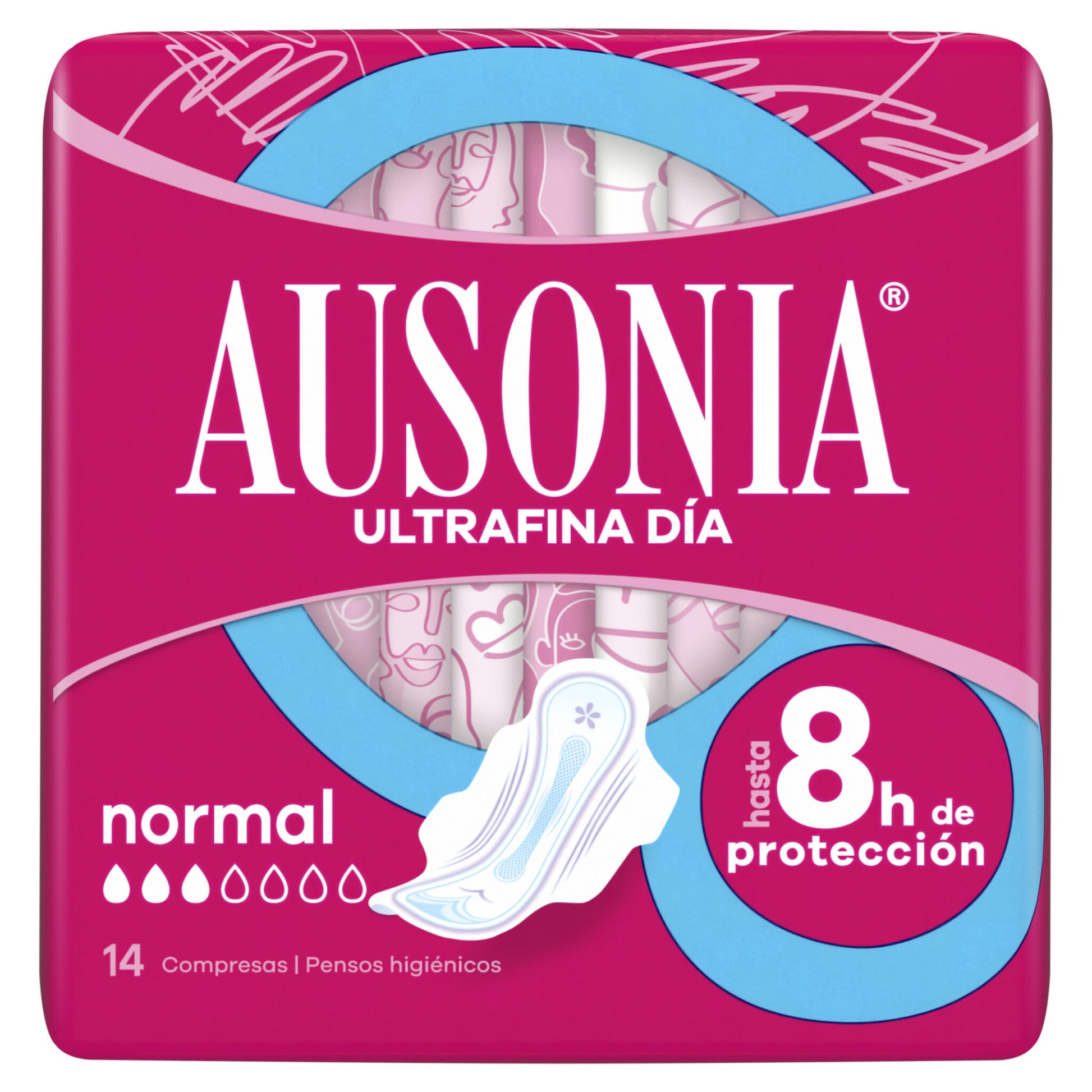 Compresa normal alas air dry Ausonia 14u