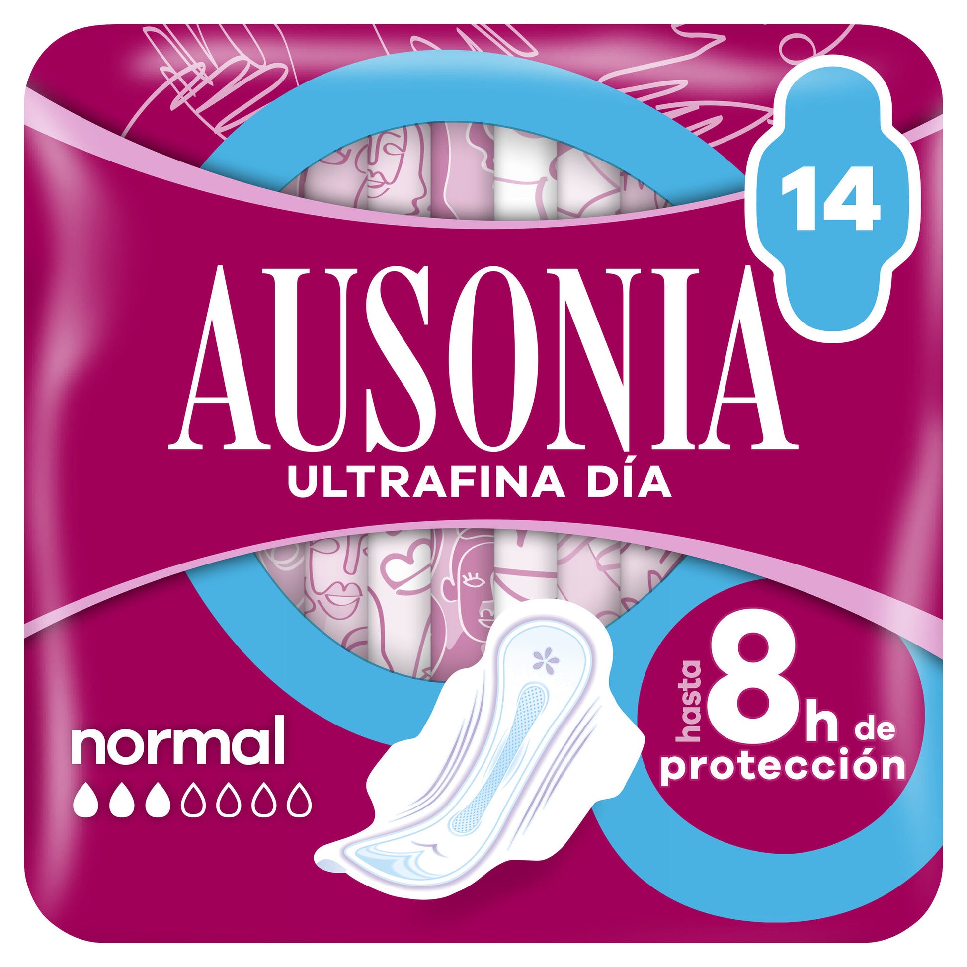 Compresa normal alas air dry Ausonia 14u