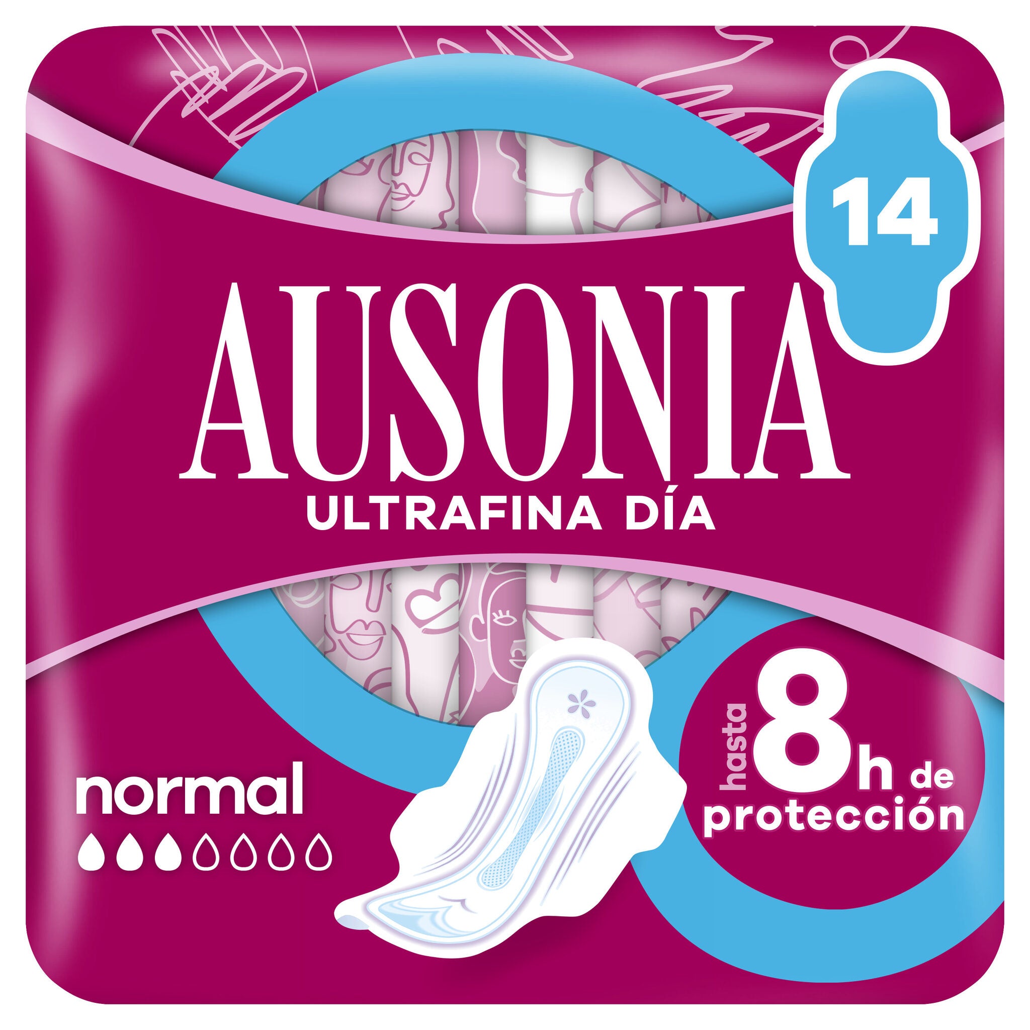 Compresa normal alas air dry Ausonia 14u