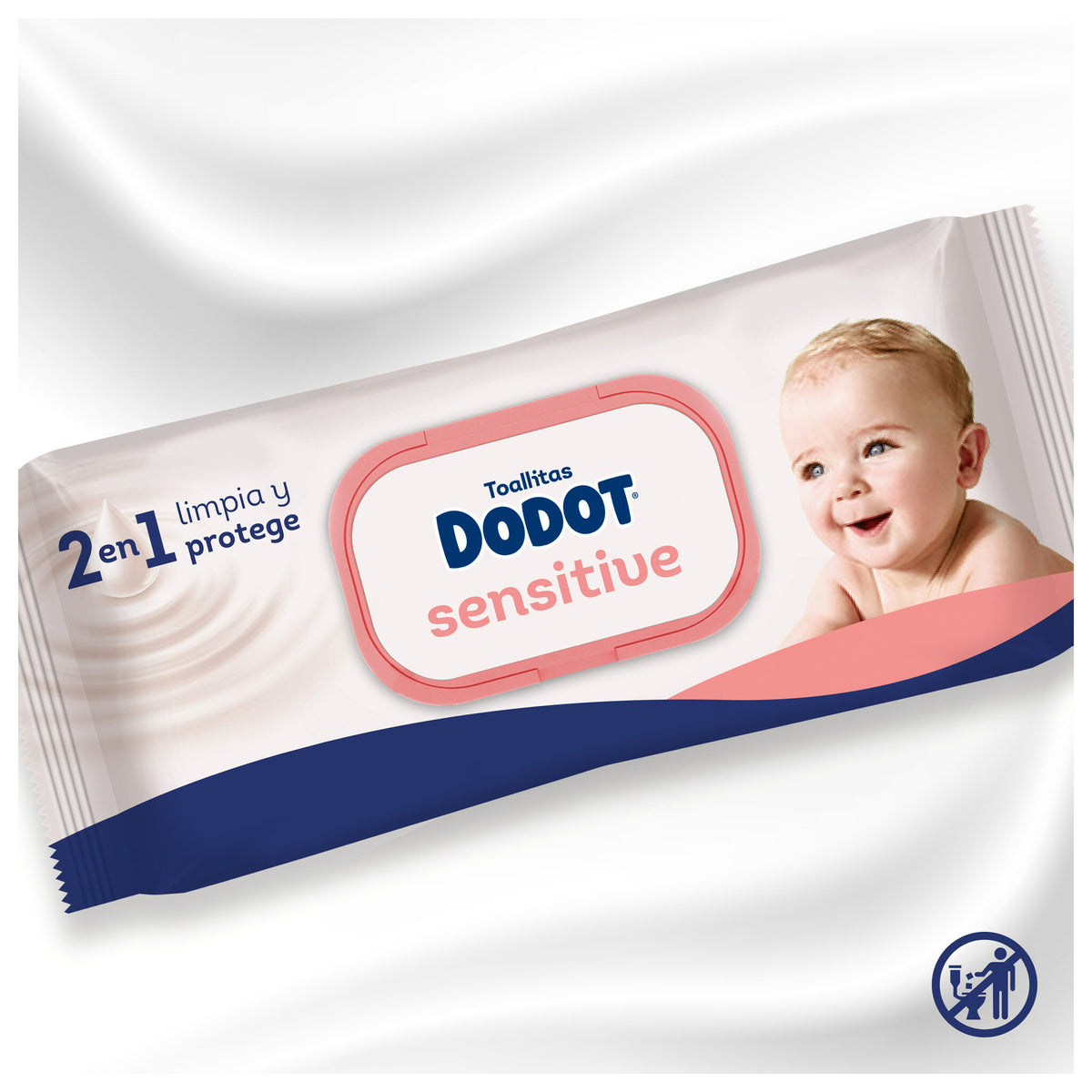 Toallita humeda sensitive Dodot 56u