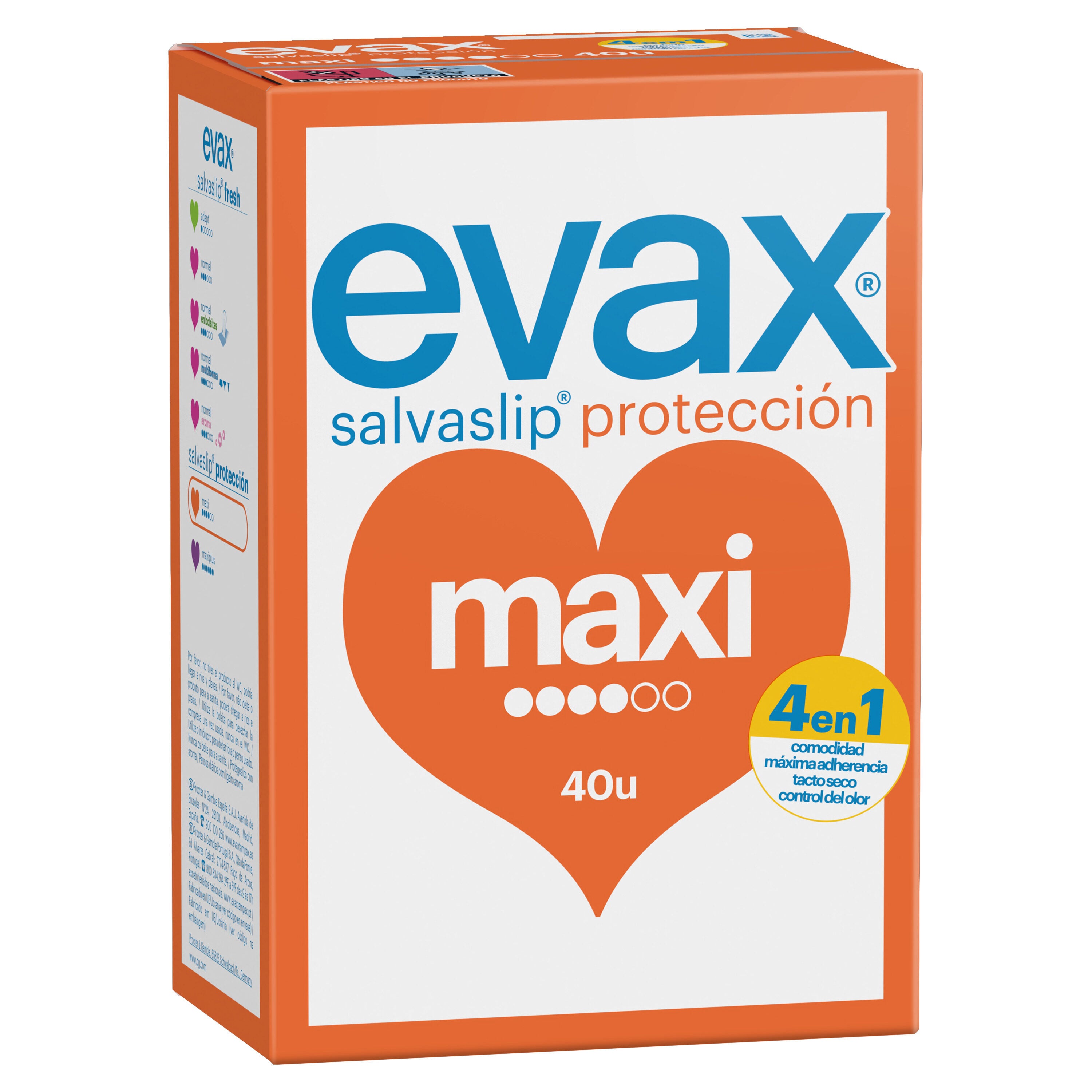 Protegeslip maxi Evax 40u