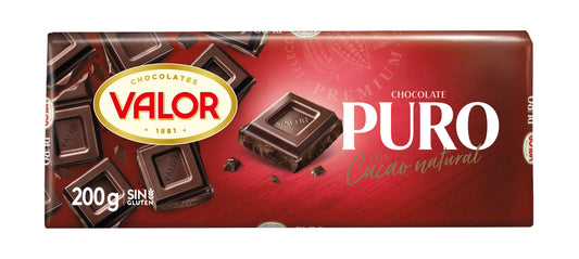 Chocolate puro Valor 200g La Despensa