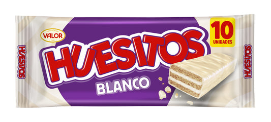 Chocolatina de chocolate blanco Huesitos p10-20g/u La Despensa