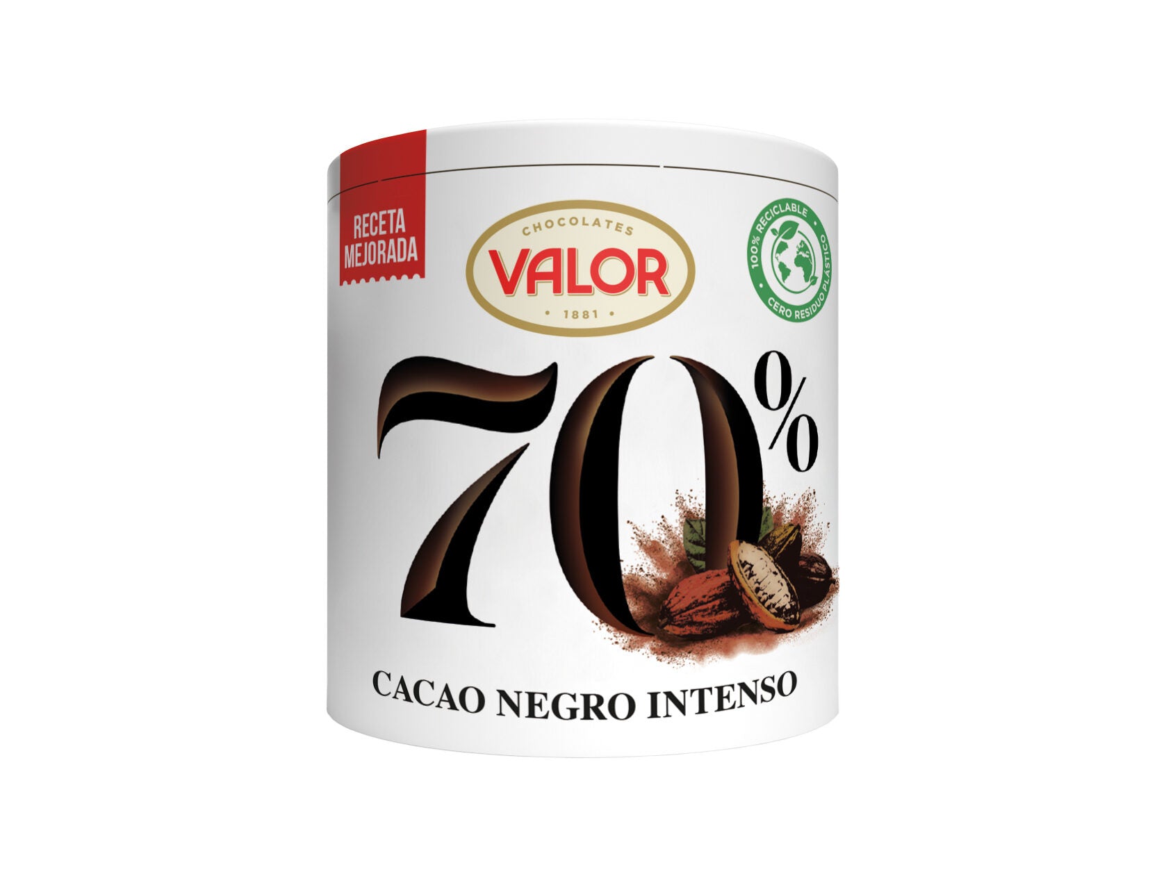 Cacao soluble negro 70% Valor 300g