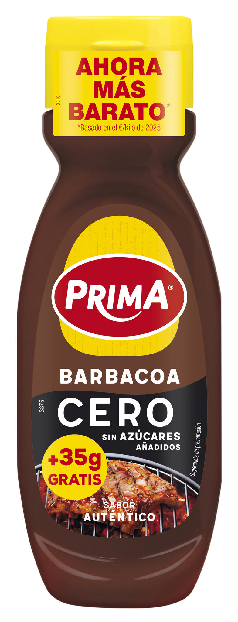 Salsa barbacoa cero Prima 265g