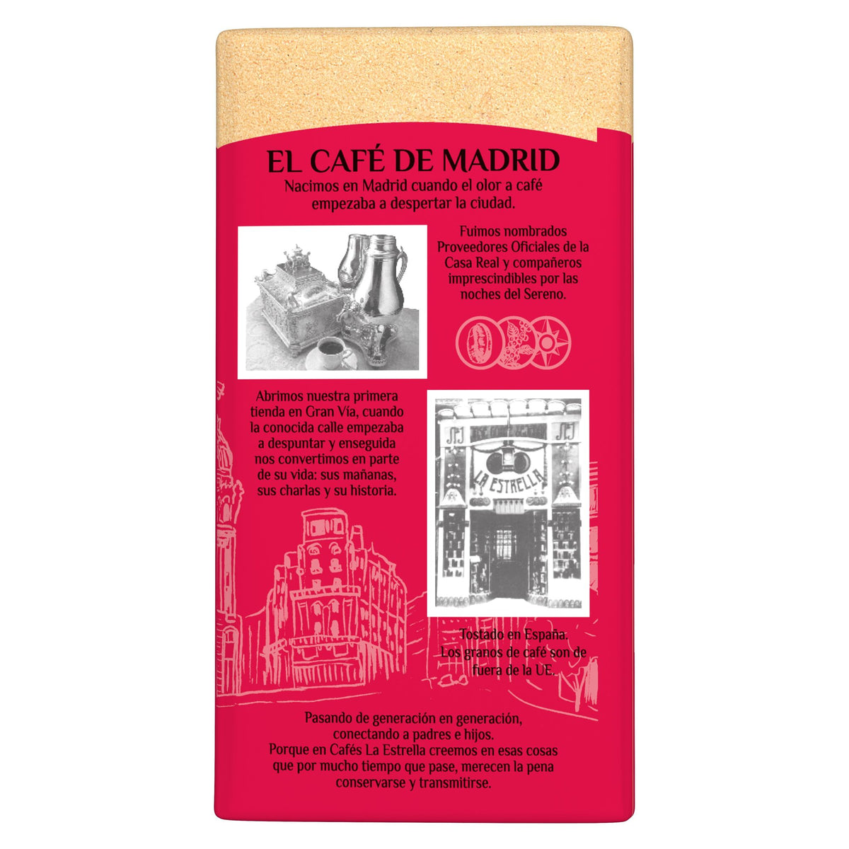 Café molido descafeinado mezcla Estrella 250g