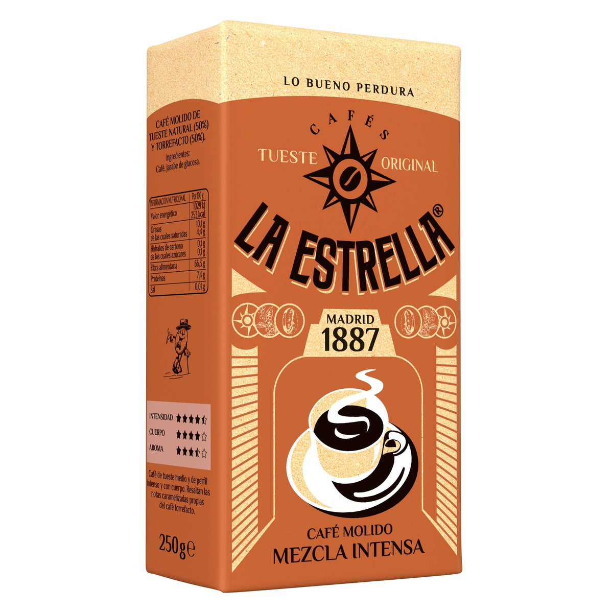 Café molido mezcla 50/50 Estrella 250g