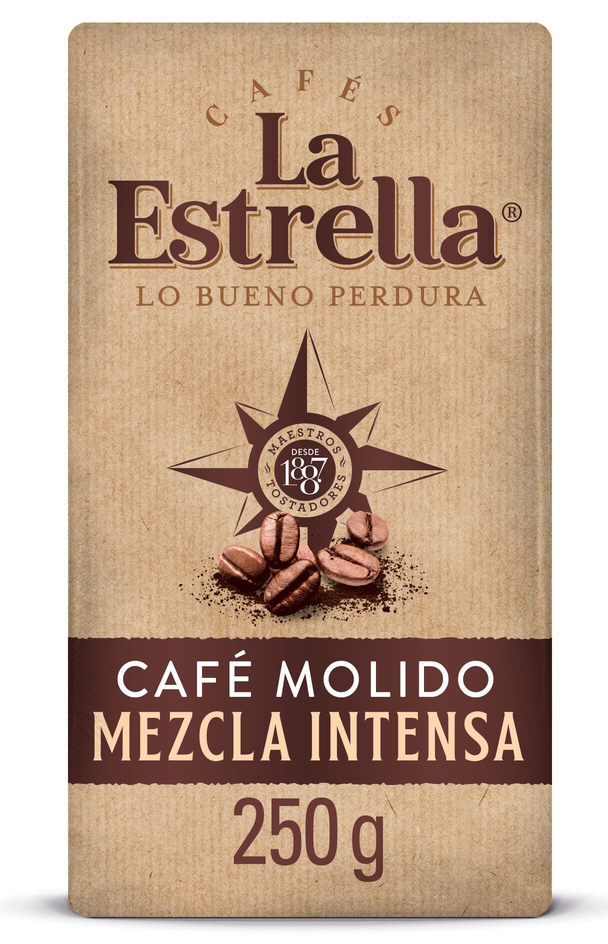 Café molido mezcla 50/50 Estrella 250g