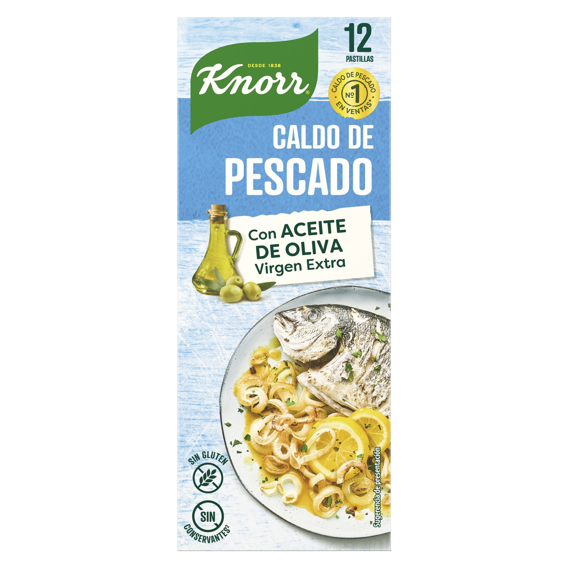 Pastilla caldo pescado Knorr 12u