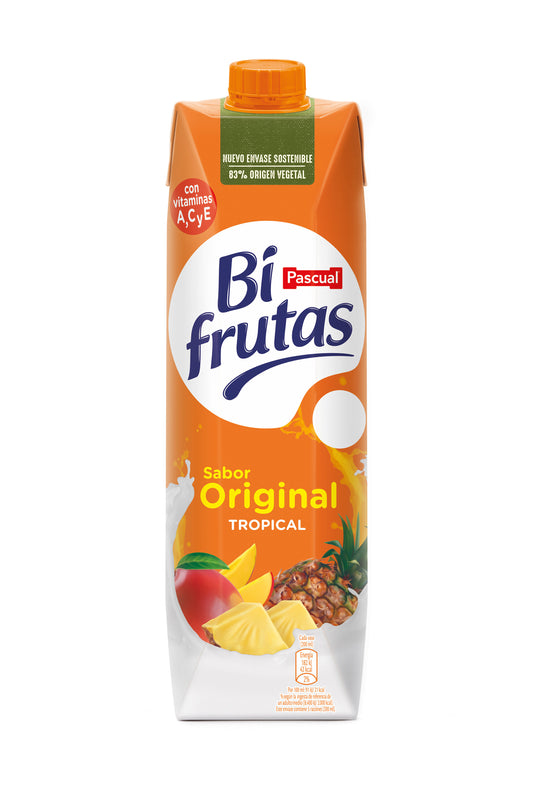 Bebida resfres mixta zumo leche/zumo tropical bifruta Pascual 1l La Despensa