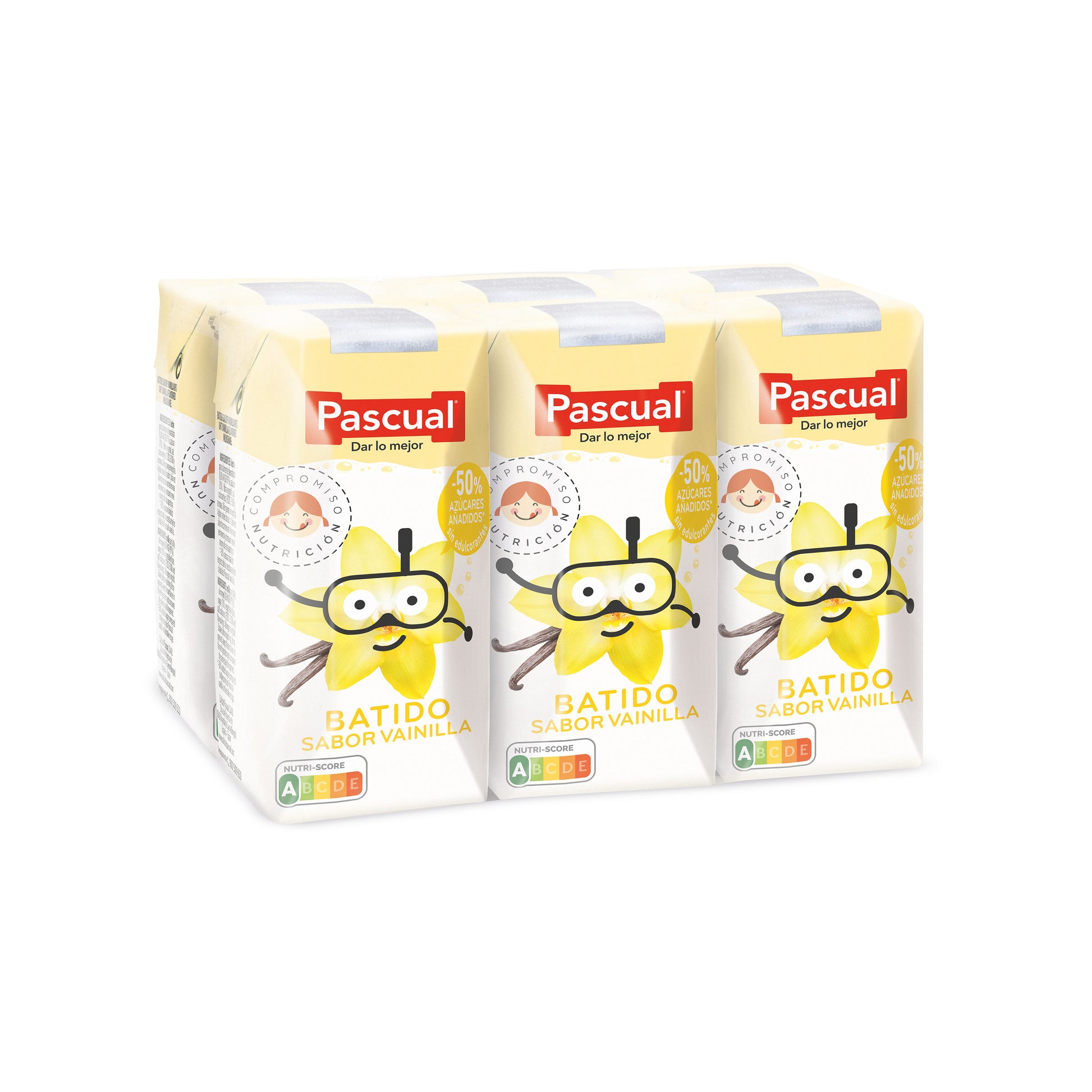 Batido vainilla Pascual p6 200ml/u