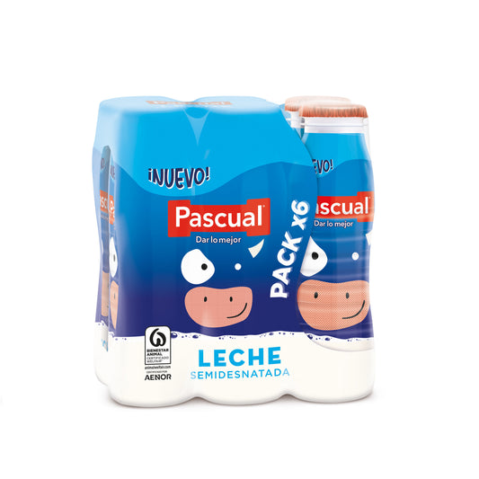 Leche semi botella Pascual p6 200ml La Despensa