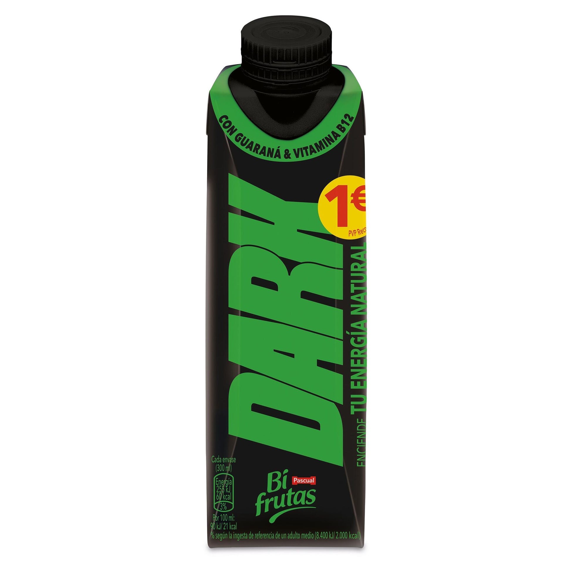 Bebida funcional dark bifrutas Pascual 330ml