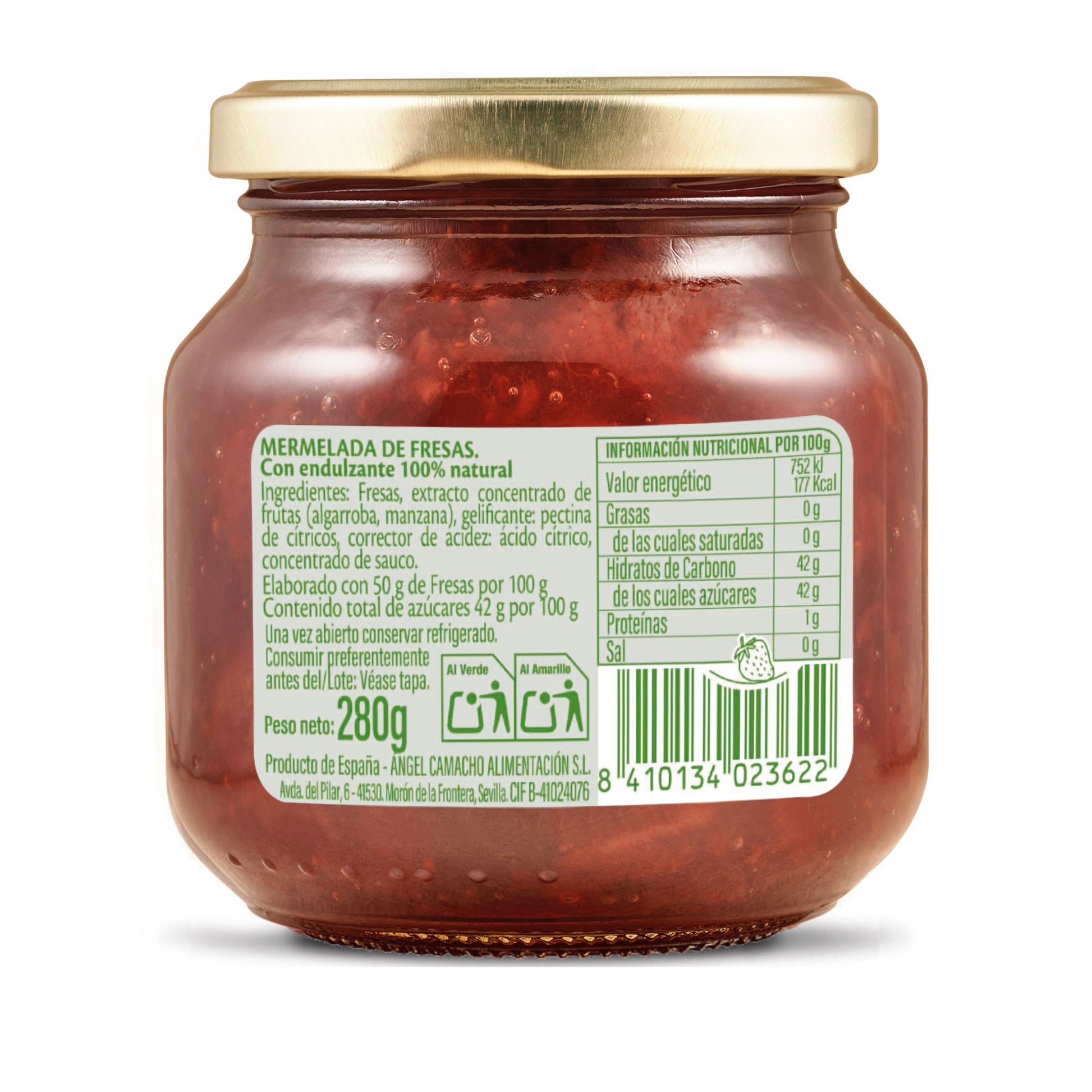 Mermelada 100% natural fresa La vieja fabrica 245g