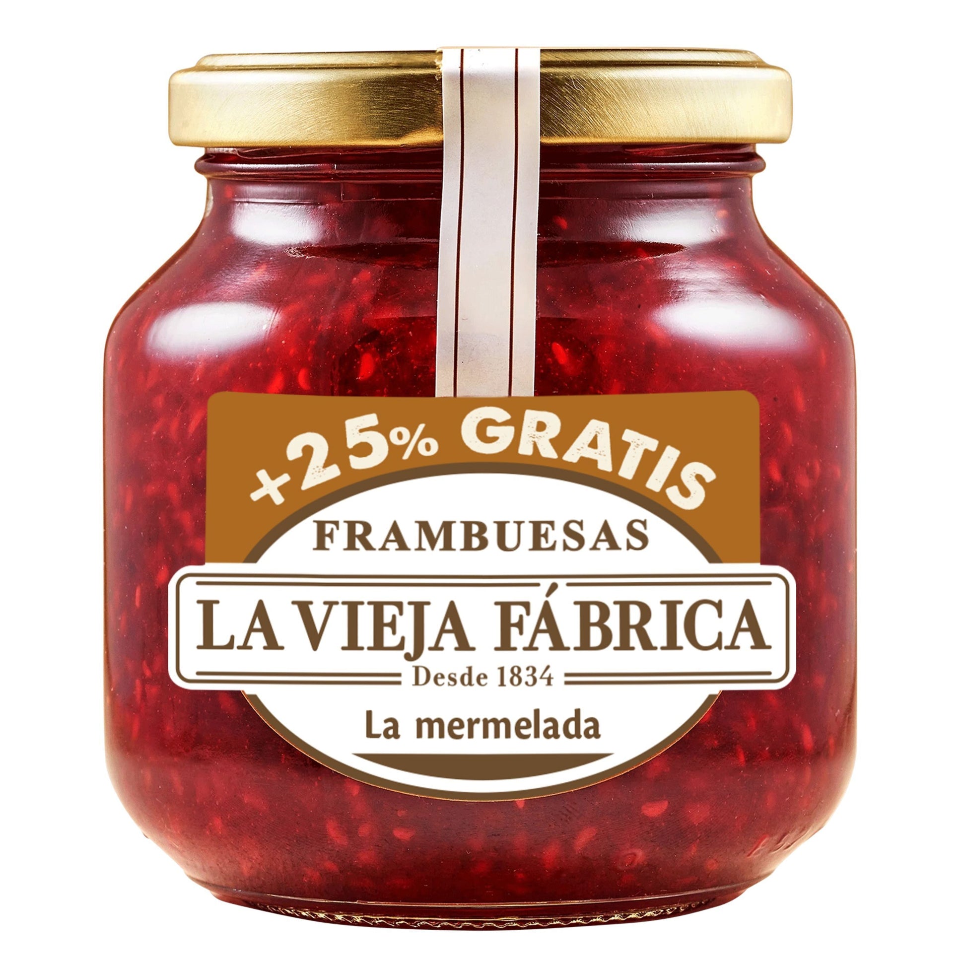 Mermelada frambuesa cristal La vieja fabrica 280g