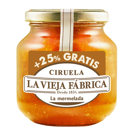 Mermelada ciruela cristal La vieja fabrica 280g La Despensa