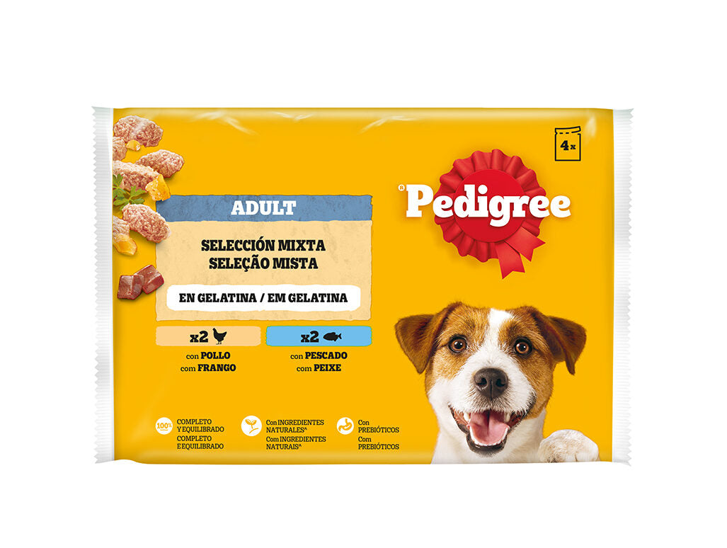 Comida húmeda perro poll/cord Pedigree p4 100g
