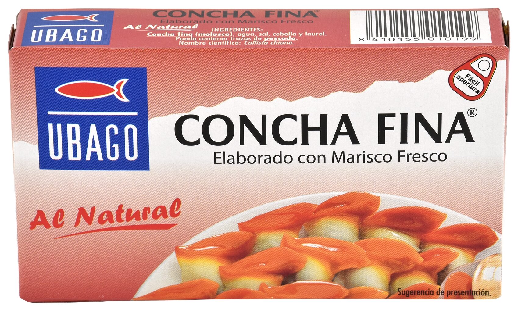 Concha natural rr-90 lata Ubago 55g escurr