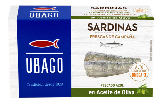 Sardina ac oliva lata rr125 Ubago 84g escurr La Despensa