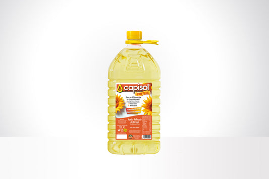 Aceite girasol refinado acidez baja Capisol 5l La Despensa