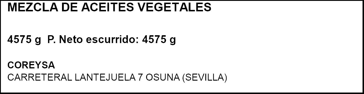 Mezcla aceites especial cocina Capicua 5l