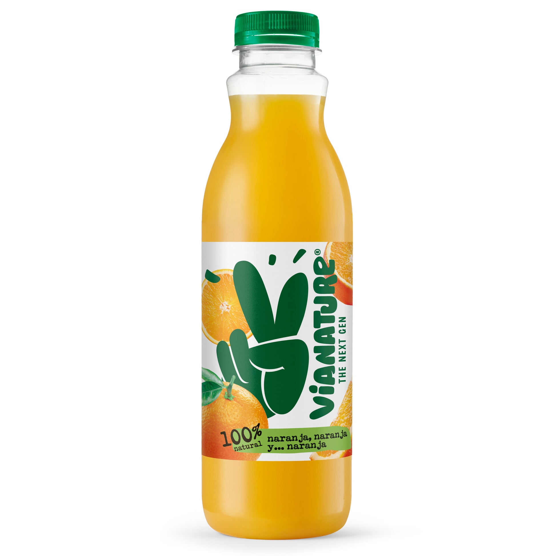 Zumo refrigerado naranja c/pulpa vianature 750ml
