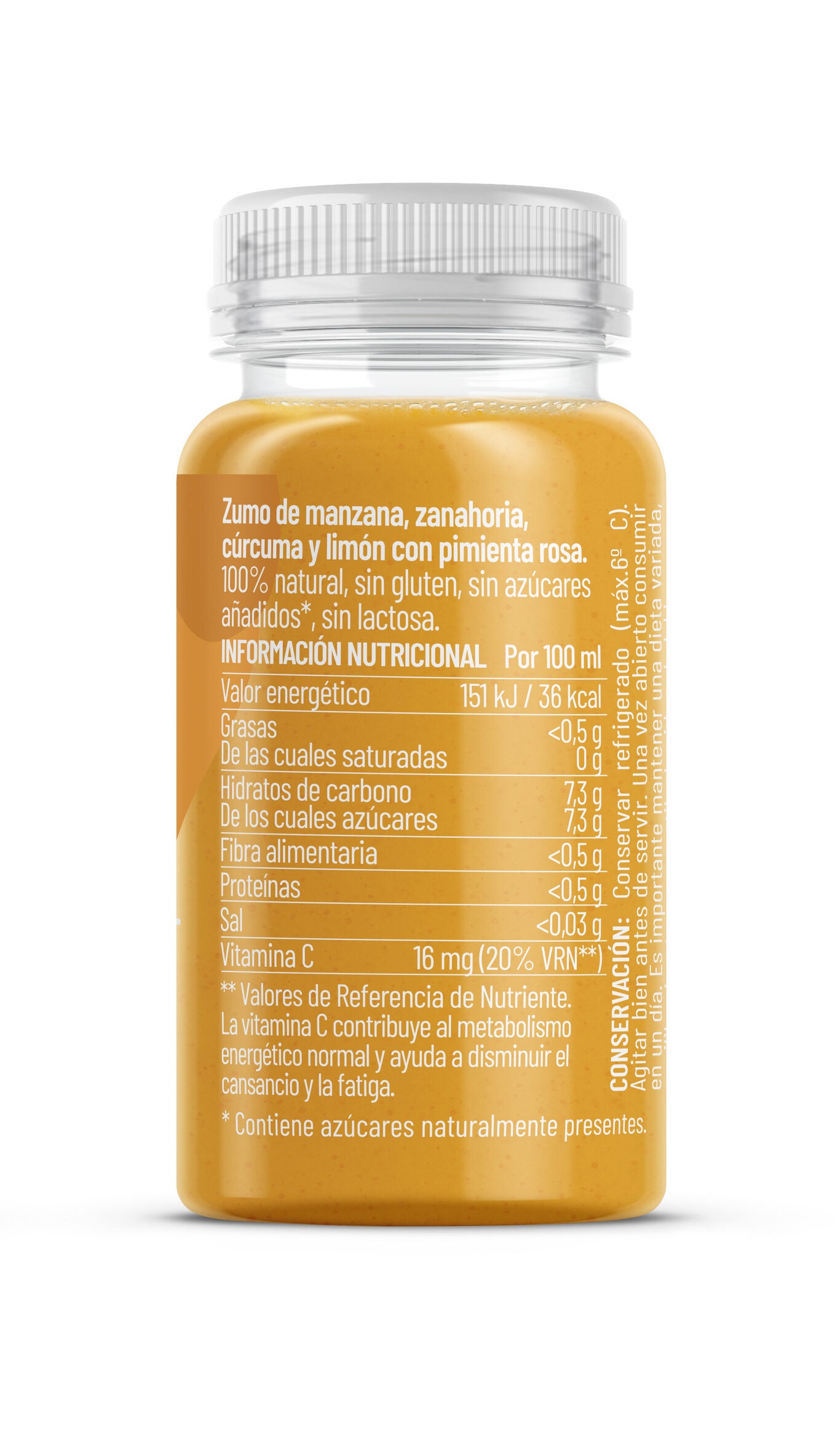 Shot zanahoria/curcuma Vianature 100ml