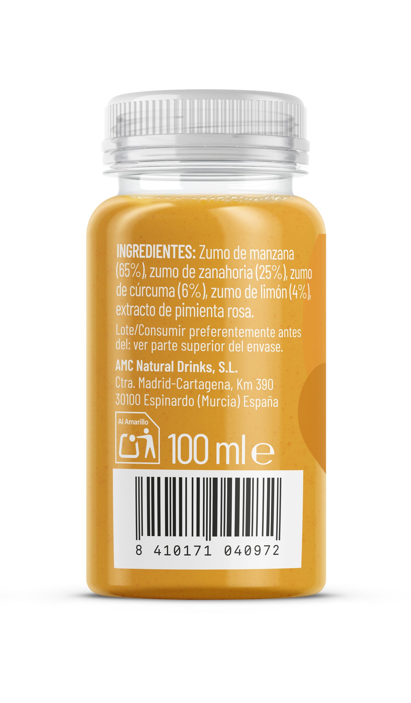 Shot zanahoria/curcuma Vianature 100ml
