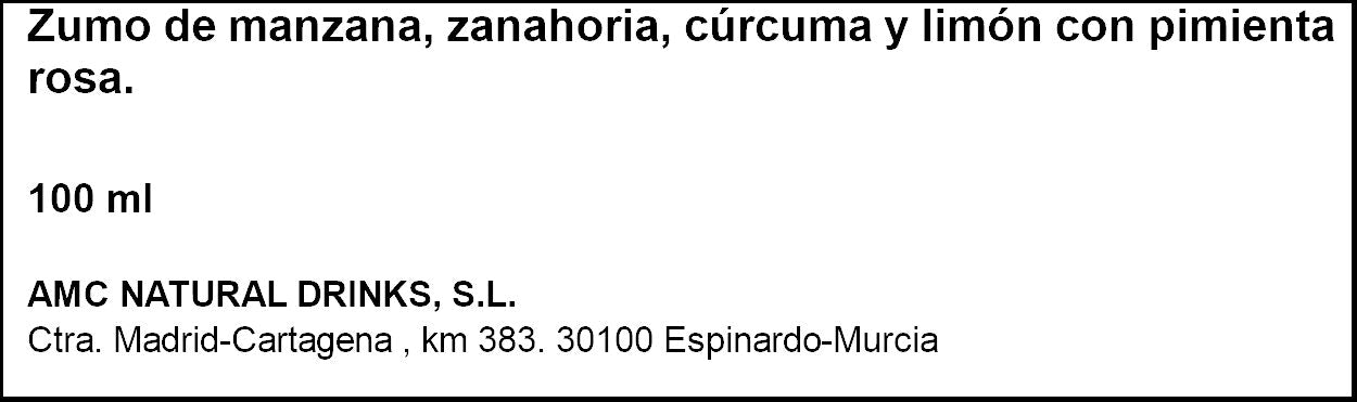 Shot zanahoria/curcuma Vianature 100ml