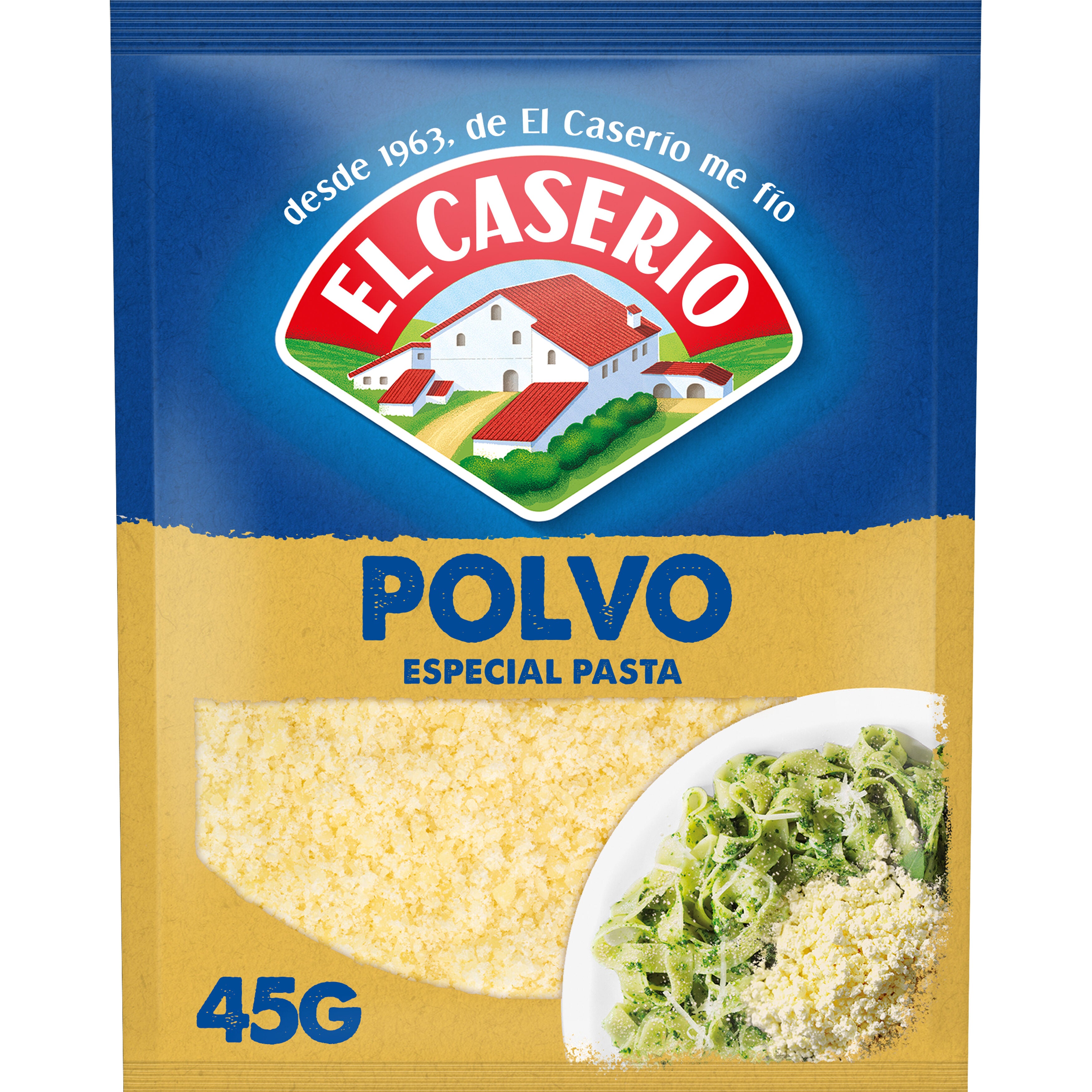 Queso rallado polvo El caserio 45g