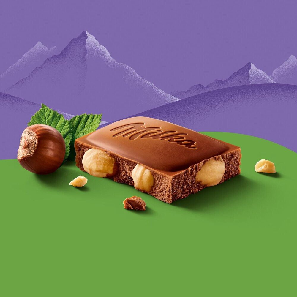 Chocolate leche/avellana Milka 125g