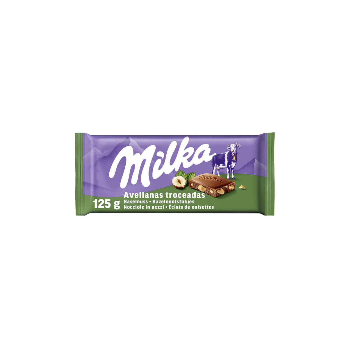Chocolate leche/avellana Milka 125g