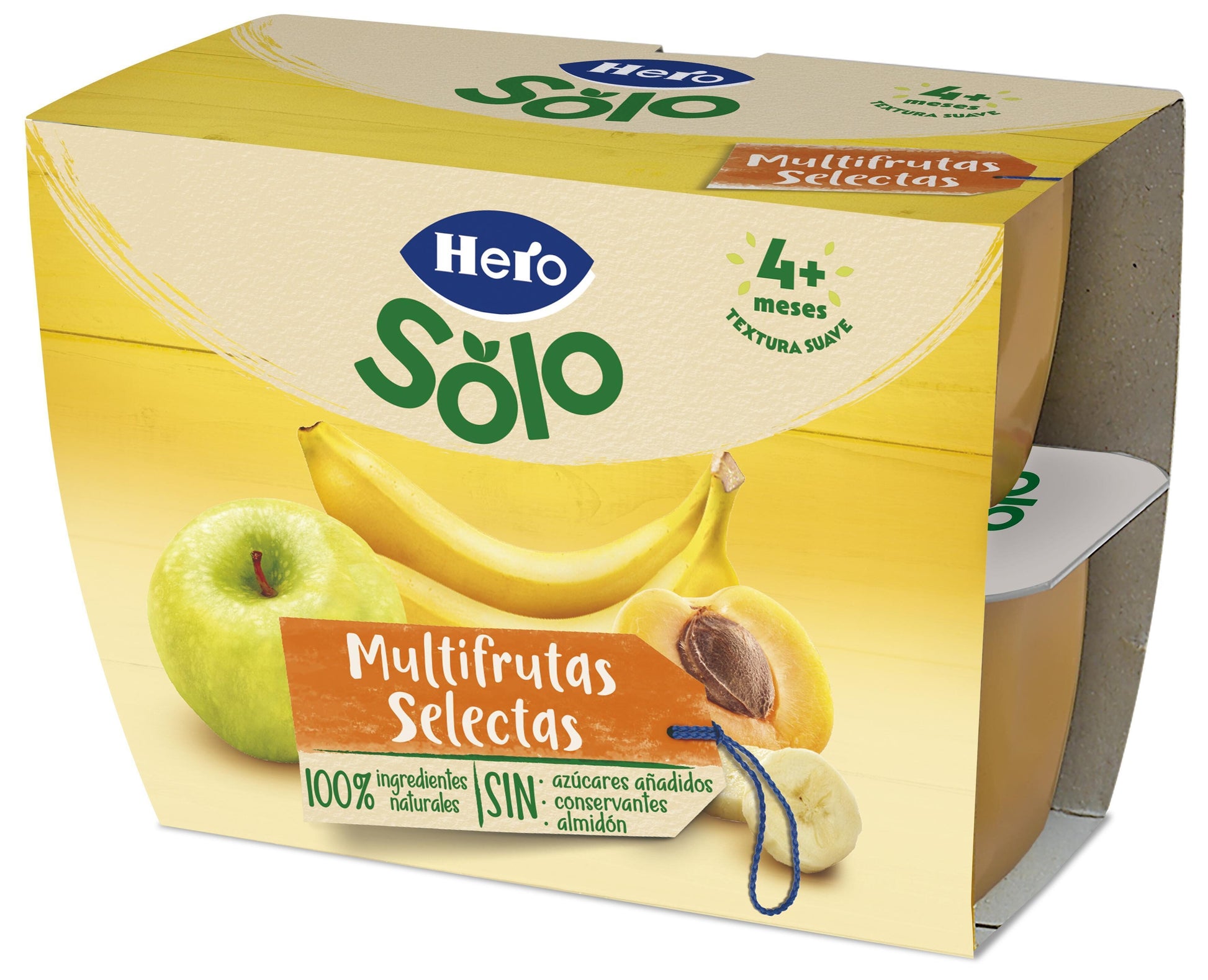 Potito fruta multifruta Hero baby p4 100g