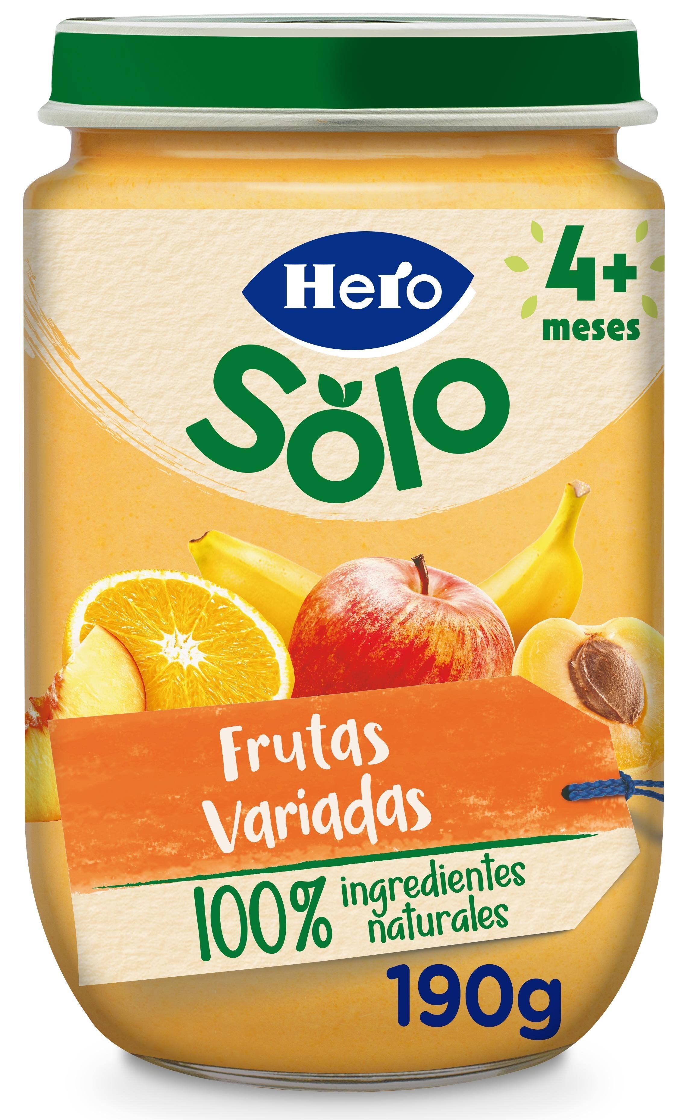 Potito frutas variadas Hero 190g