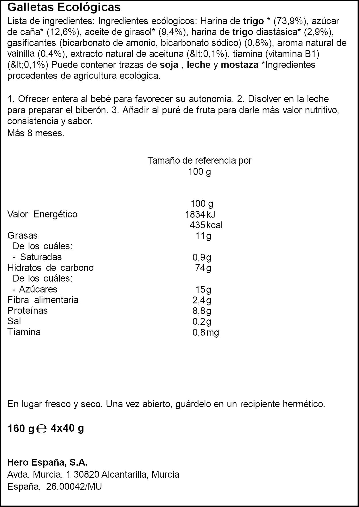 Galletas snack Hero 160g