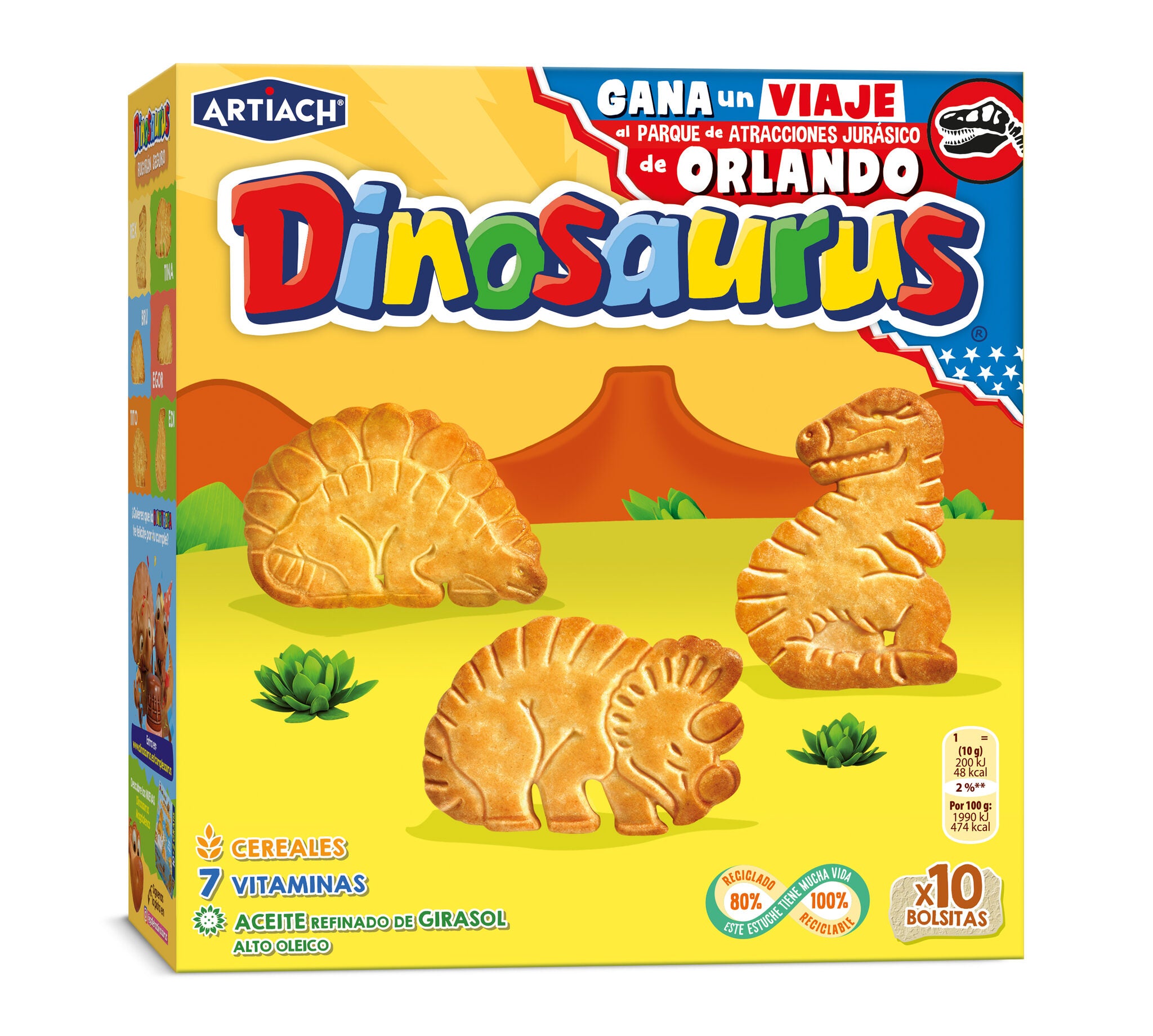 Galleta figura superfamiliar dinosaurus Artiach 411g