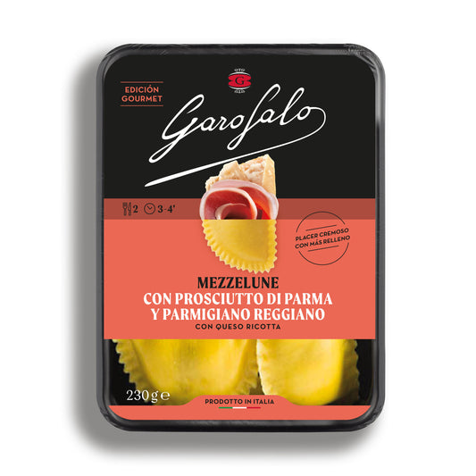 Mezzelune jamon & parmigiano Garofalo 250g La Despensa