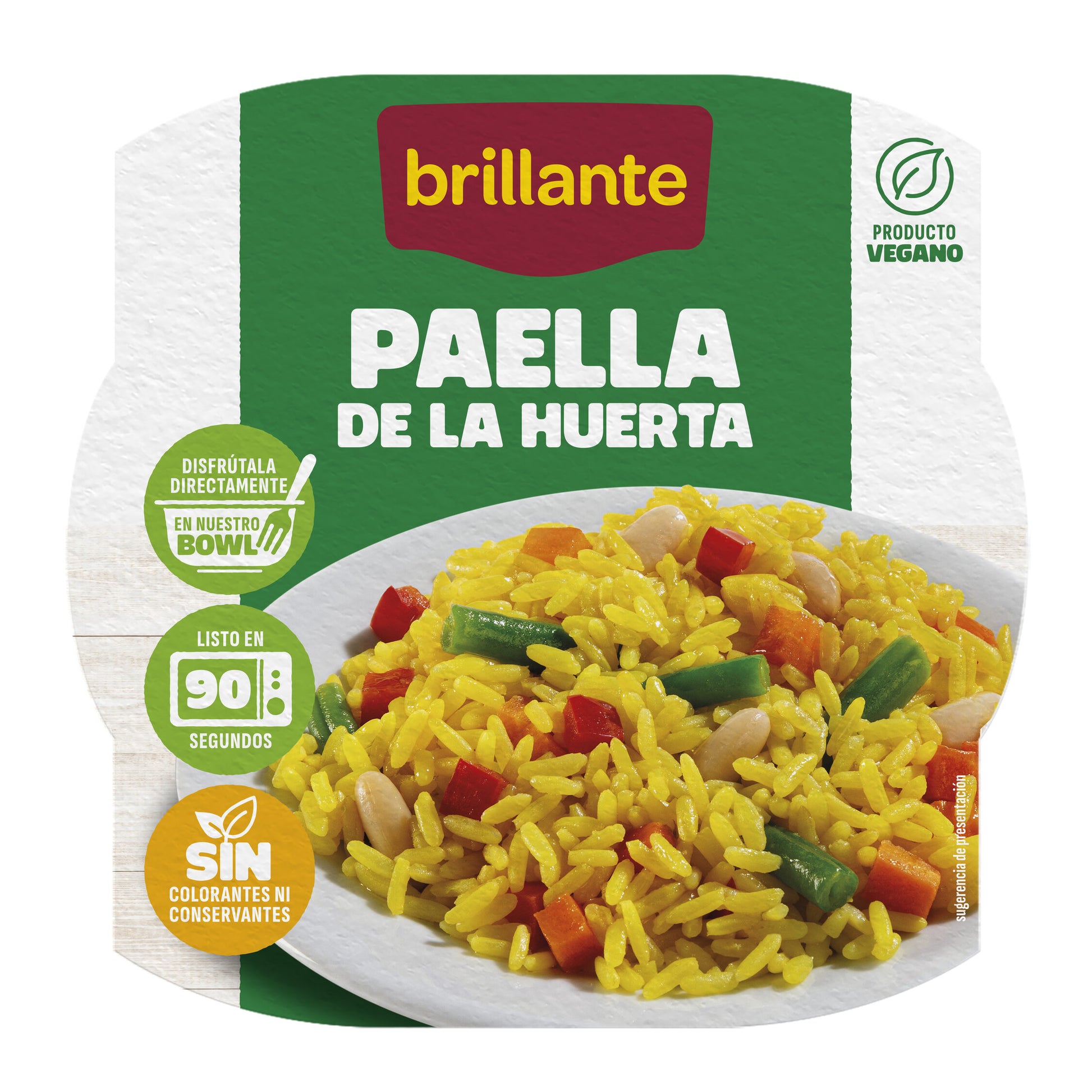 Bowl paella de la huerta Brillante 250g
