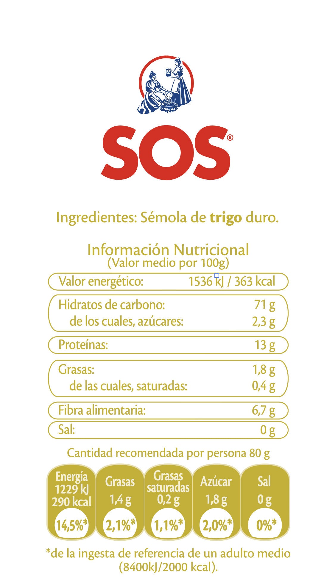 Fideua tostada Sos 500g