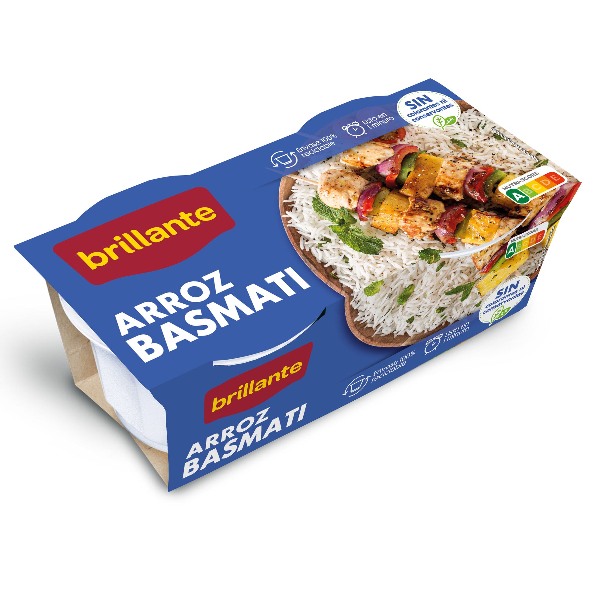 Arroz basmati vaso Brillante p2 125g/u