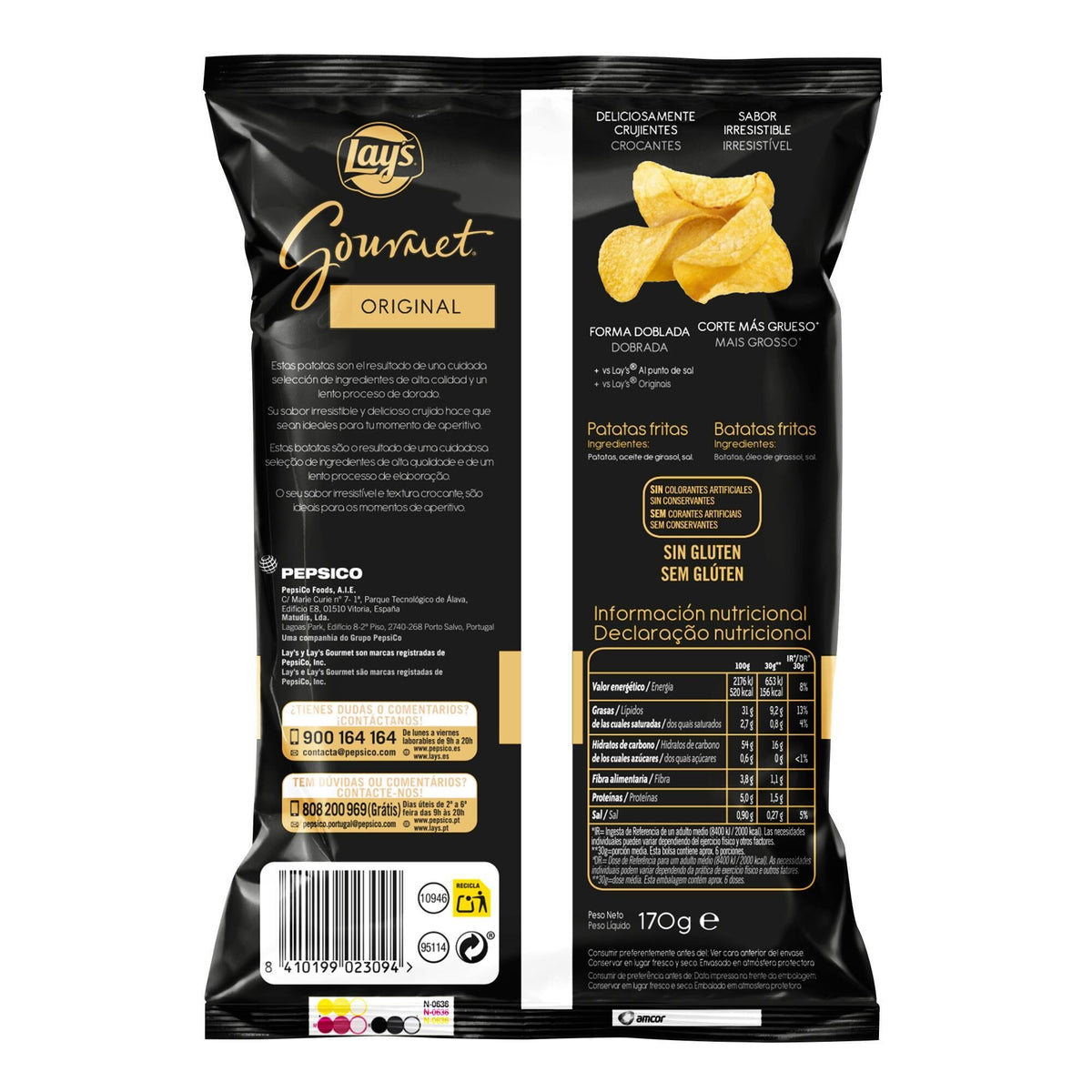 Patatas fritas gourmet Lays 170g