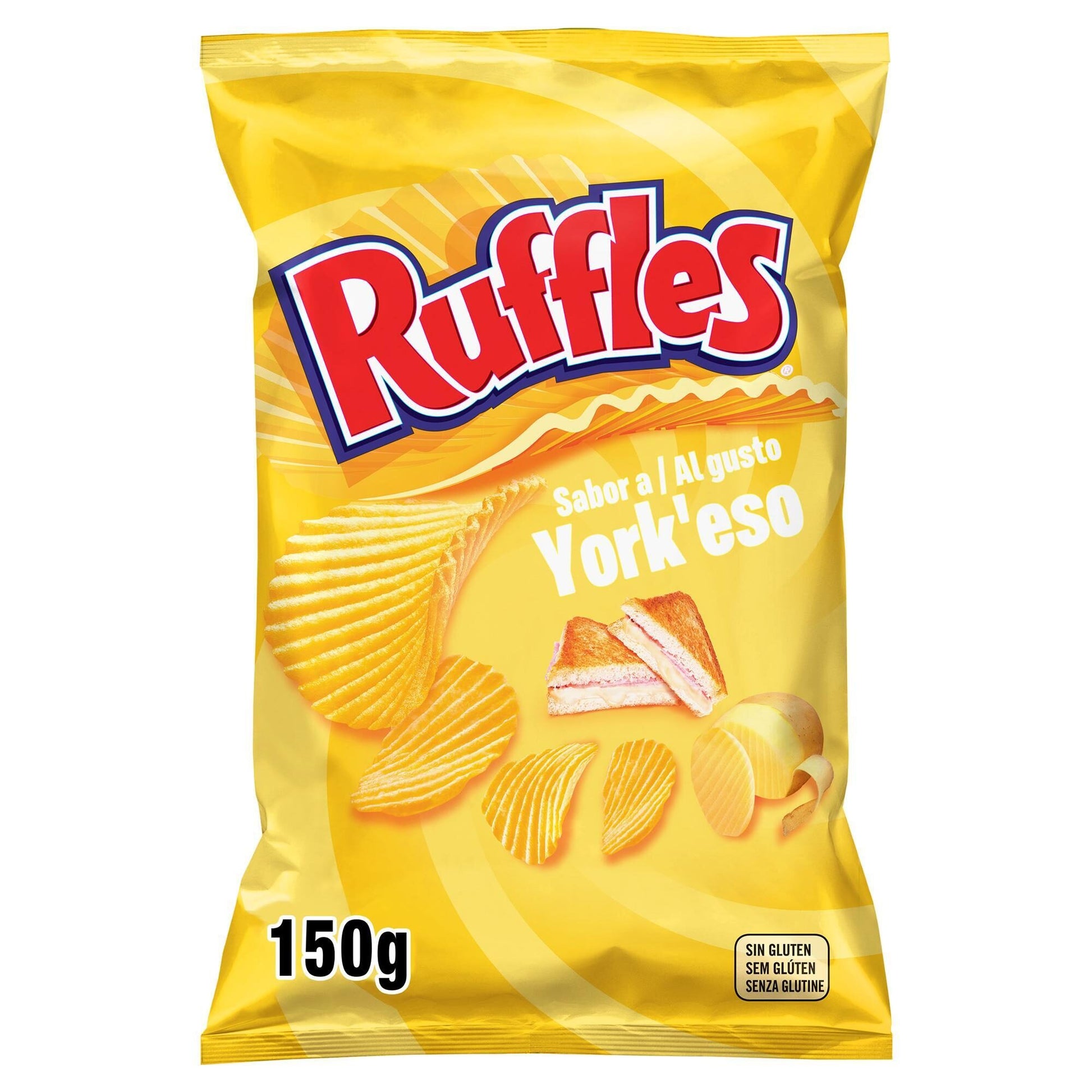 Patatas fritas york queso Ruffles 150g