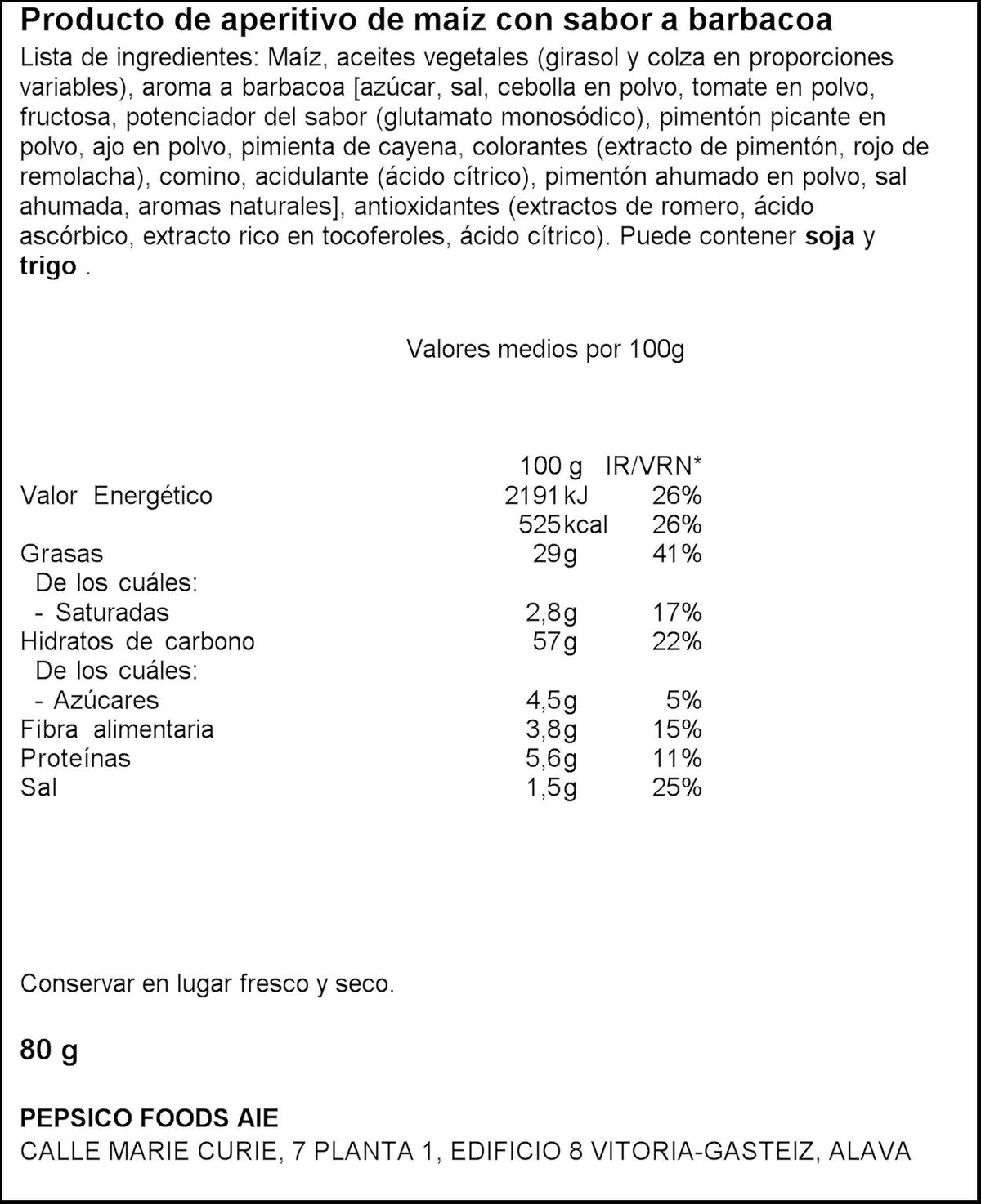 Bits barbacoa Doritos 80g
