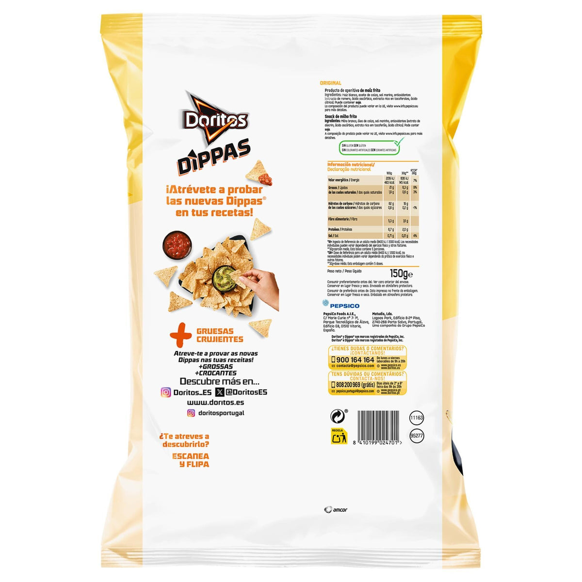 Nachos dippas Doritos 150g