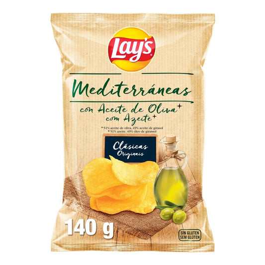 Patatas fritas mediterranea Lays 140g La Despensa