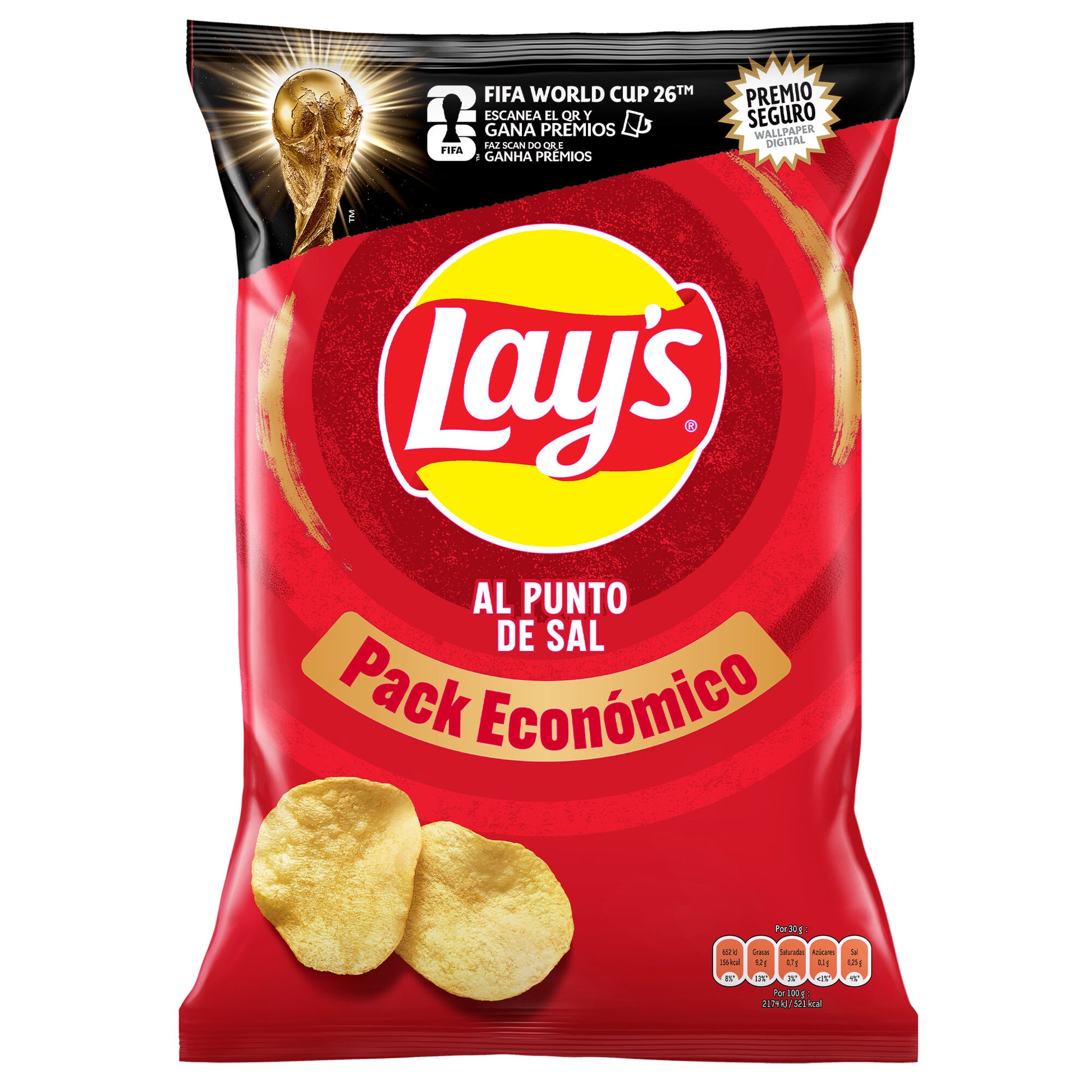 Patatas fritas sal Lays 248g