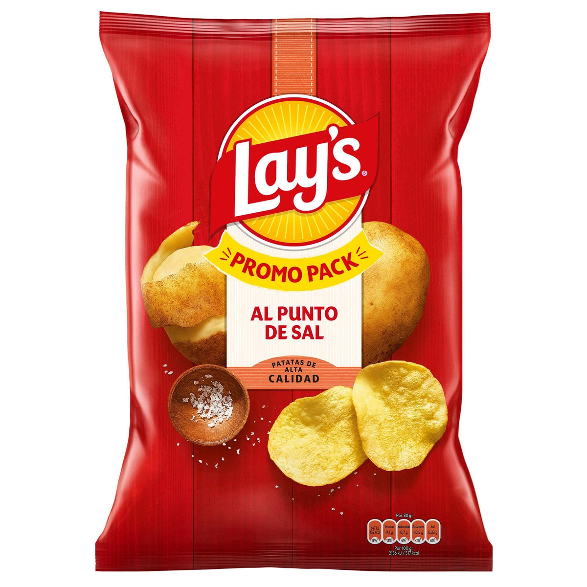 Patatas fritas sal Lays 248g